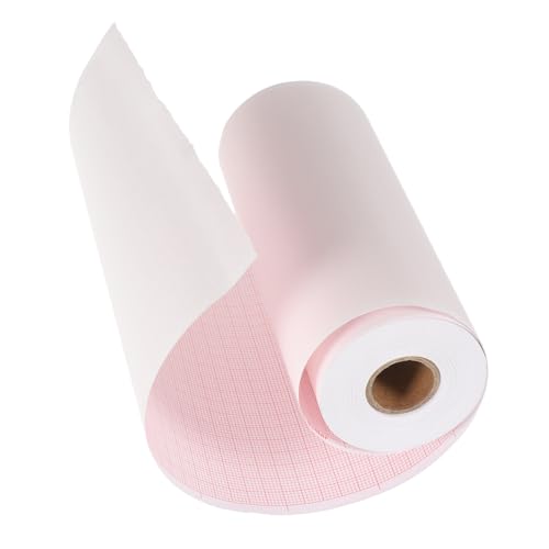 LOORGVEL Papel Térmico para Electrocardiogramas Compatible - Grueso Impresión Clara y Duradera Uso Seguro para Impresoras Manejo Fácil y Rápido