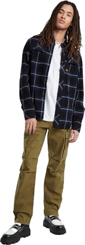 G-STAR Raw - Mens Core Regular Cargo Pants, Color Dk Moss, Size: 35W x 34L3