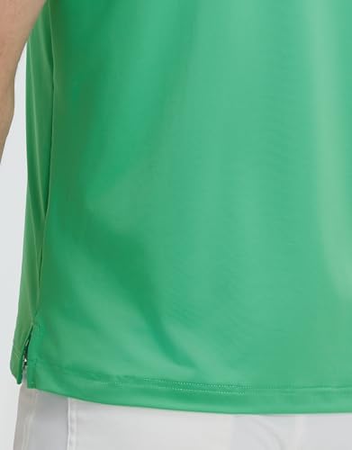Image of Mens Polo Shirts Short and Long Sleeve Casual Solid Stylish Dry Fit Performance Designed Collared Golf Polo Shirts for Men