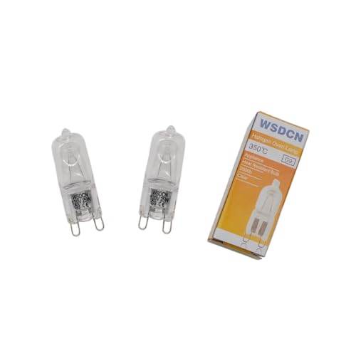 2 Pack, Fulfilled by Amazon, WSDCN G9 120 Volt 25W Halogen Oven Lamp 350°C Oven...
