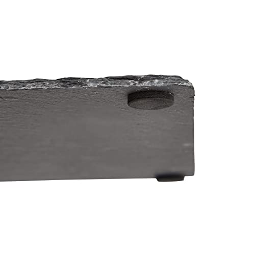 Juvale Set Of 6 Black Slate Charcuterie Boards With Chalk, Individual Stone Plates For Cheese, Meat, Appetizers (8 X 12 In) #TOP5