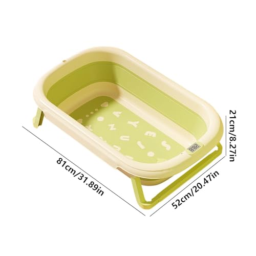 Baignoire portable pliable isolante à double couche pour nourrisson - 4