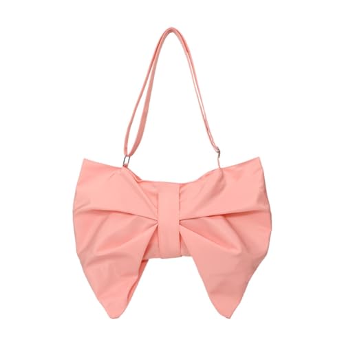 Sac bandoulière tendance rose : une idée cadeau idéale pour femme avec son nœud chic