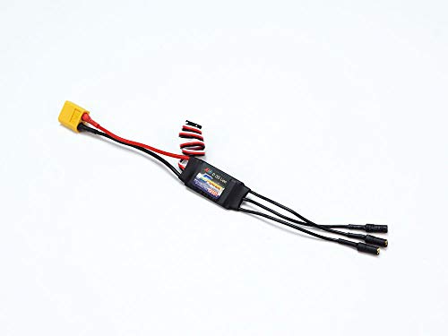 Dancing Wings Hobby AEO E-Power Brushless ESC 5A/1S?5A/2S; 10A/20A/30A/40A Electric Speed Controller (20A *2pcs)