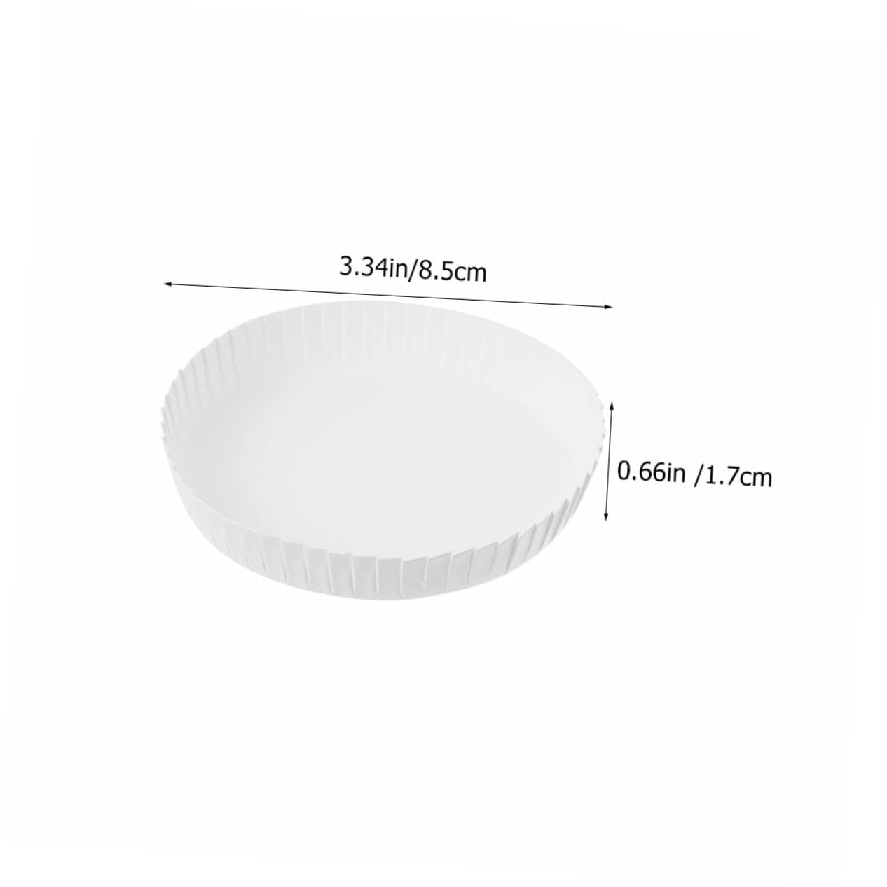 WOFASHPURET 50Pcs Paper Cup Covers Disposable Lids for Drinks Convenient Stackable Design for Kitchen Use and No Cleaning Required