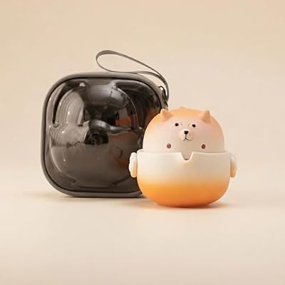 SonGis Gongfu Tea Set with Shiba Inu Dog Design, Japanese Chinese Travel Tea Set...