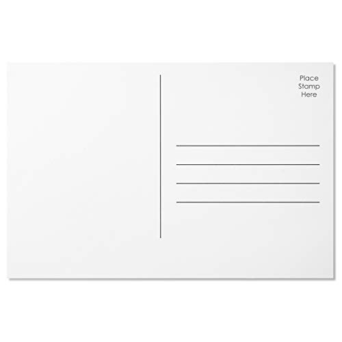 Jot & Mark Design Your Own Postcards | Blank Plain Mailable 4x6 Postcards on Heavy Cardstock (50 Pack) | Favorite Kids Activity, Personal Announcements, Write Your Representative