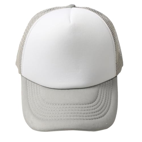 Image of TZ Promise Men Women Foam Trucker Hat Mesh Cap Solid Colors Lightweight with Adjustable Snapback Collection