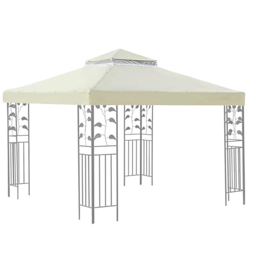 Housse de remplacement pour toit de tente 3x3m imperméable idéale pour repas de barbecue