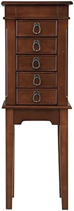 Hives and Honey Kennedy Walnut Jewelry Armoire