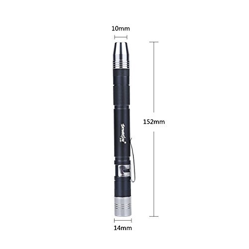Mini Lanterna de LED com luz de caneta UV Lanterna de lanterna com lanterna de LED, Lanterna de bols