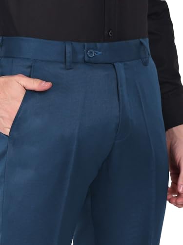 Image of Jack and Jini Formal Pant for Men. Regular Fit, Lightweight, Flat Front, Premium Cotton Polyester Blend Fabric. Office, Party and Casual Wear. Non Stretchable.