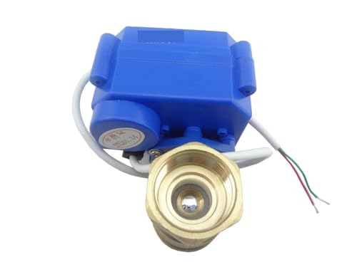 Válvula de bola de 2 vías DN15 con motor eléctrico de 12VDC para tuberías G1/2 4
