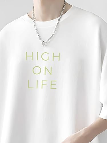 Image of Rigo Printed Oversized T-Shirts for Men | Drop Shoulder T-Shirt for Men