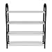 Stojak na buty Aluminiowe metalowe stojak na buty majsterkowanie Buty Półka do przechowywania Home Organizator Akcesoria do butów (Color : 4 Tiers)
