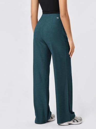 Image of ODODOS Women's Wide Leg Trousers, Ultra Soft odSTRATUM Tech High Waisted Casual Work Pants with Pockets, 27 inch / 29 inch / 31 inch Inseam
