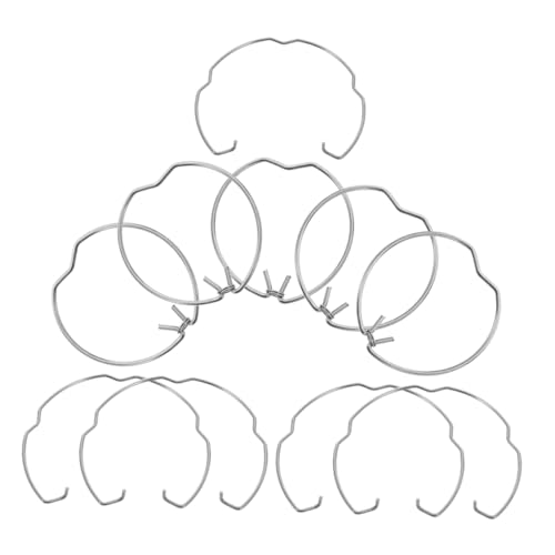 CIMAXIC Metal Recessed Light Spring Clips for Ceiling Lamp and Compatible Retaining Spring Clamps Light Emitting Diode Downlight Accessories