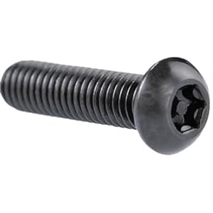 YUANYAO M5 10pcs Sicherheitsschraube Schwarz