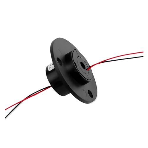 1 Pcs Ring Slip Ring 24612-way Collector Ring Conductive Ring Through Hole Slip Ring(Inner 5mm Outer 22mm -2 Way 2A)