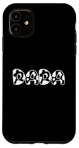 Carcasa para iPhone 11 Cute Dada Cow Birthday Family Matching Granja de vacas