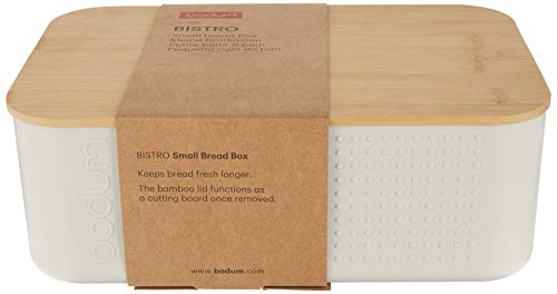 Brotkasten Bodum 11740-913 BISTRO aus Kunststoff und Holz in Weiß