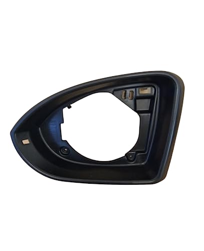 Image of RC Replacement Wing Mirror Cover Frame for Golf MK7 2013 2014 2015 2016 2017 2018 2019 2020 2021 models (Left Hand Side - UK PASSENGER Side)