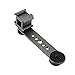 Versatile Triple Cold Shoe Extension Bracket, for Microphone and Accessories, Aluminum Alloy Mount Adapter for Tripod, Vlog and Interview Accessories(é»‘è‰²)