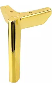 Raj Sofa & Furniture Leg 4.5 Inch / 12 Cms PVD Gold Finish Set of 4 (Gold)