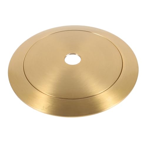 STOBAZA 1 Set Lampshade Hardware Accessories Lamp Socket Lamp Shade Holder Lamp Shade Collar Ring Threaded Lampshade Holder Light Socket Shade Ring Collar Ring for Base Brass Golden