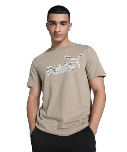 Image of PUMA Men's Cotton Graphic Print Regular Fit T-Shirt