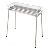 グリーンライフ 薄型バーベキューコンロ GSBU-600 シルバー