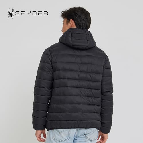 Spyder Packable Puffer Jacket Men with Hood, Lightweight Winter Jackets for Men 6