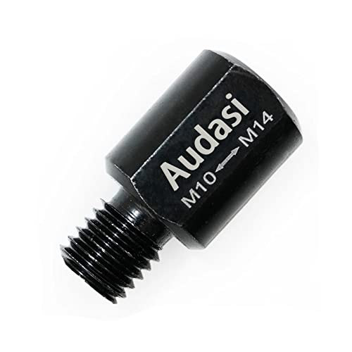 Audasi Adaptateur avec filetage M14 vers M10 ou M10 vers M14 ou M14 vers 5/8"-11 ou 5/8"-11 vers M14 pour embouts diamantés Convertisseur de connexion pour roue de meulage (M10-M14) Cover