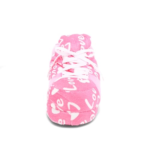 Image of Happy Feet Slippers Standard Sneaker Slippers for Men, Women, and Kids - Women Shoes, Gifts for Women, As Seen on Shark Tank - Classy Oversized House Slippers for Women with Non-Slip Rubber Soles