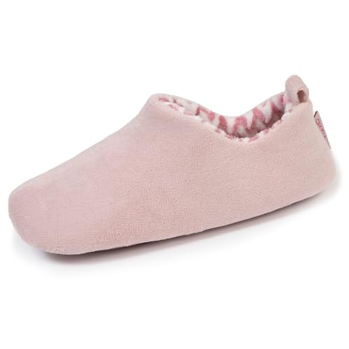 Isotoner Zapatillas Extra-Light Zapatillas Botas Mujer Suela antideslizante, rosa, 39/40 EU