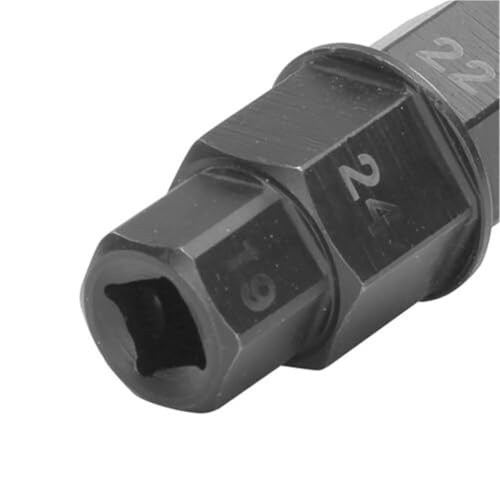 Clé à douille pour essieu de moto multi-taille 17 à 24mm noire - 3