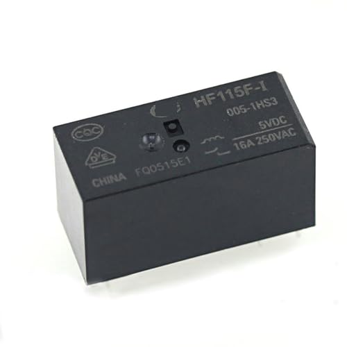 Relés de potencia HF115F-I para solucionar fallos de encendido en maquinaria de 24V 16A 3