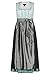 Ulla Popken Femme Grandes Tailles Costume Traditionnel tyrolien, Jacquard Cachemire, laçage, Tablier, sans Manches Sapin Bleu 54 798000740-52