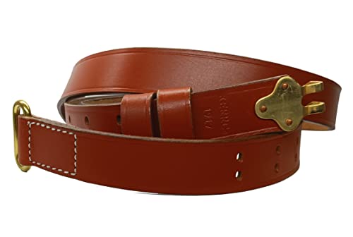 Us M1 Garand Leather Rifle Sling Wwii 1907 Pattern Springfield Gun Sling Wwi 1903 Black Brown Steel Brass (Tan Brass H/W) #TOP2