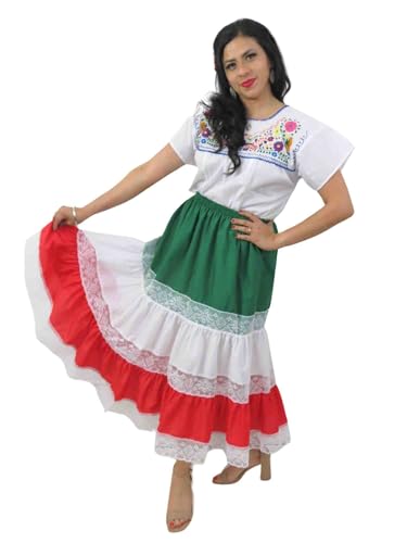 Leos Imports Mexican Skirt 3 Colors