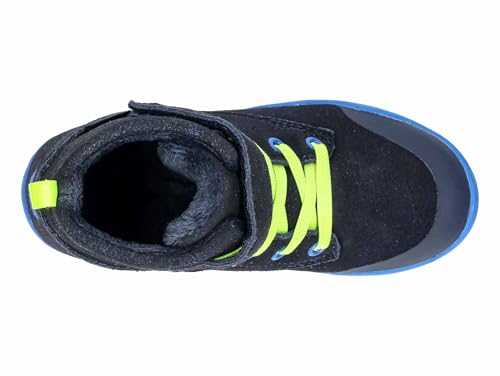 Lico Praslin High Barfußschuhe, Marine/Lemon, 38 EU