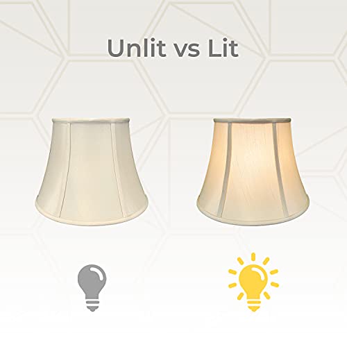 Royal Designs Modified Bell Lamp Shade - Beige - 10 X 16 X 12.5 #TOP9