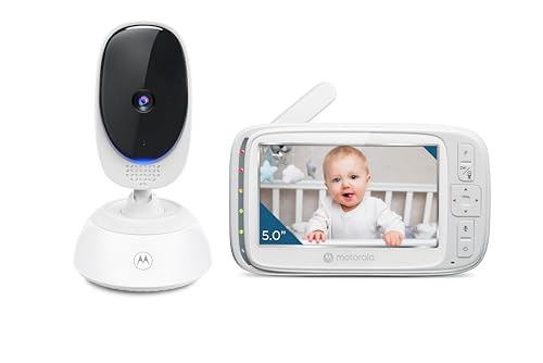 Motorola Nursery VM75 Video Baby Monitor 5' - Conversazione bidirezionale - Visione notturna a infrarossi