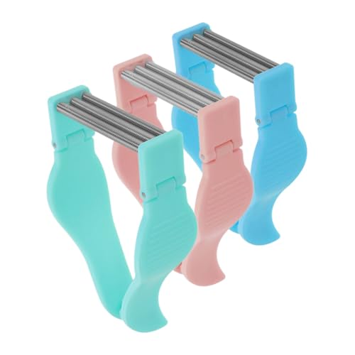 Ipetboom 3pcs Spring Mechanism Facial Hair Remover Gentle Face Hair Removal Tool for Women for Women Portable Face Epilator