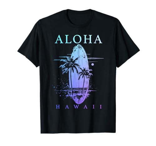 Hawaii Surf Hawaii Aloha Maui Kona Vintage Surfen Surfer T-Shirt