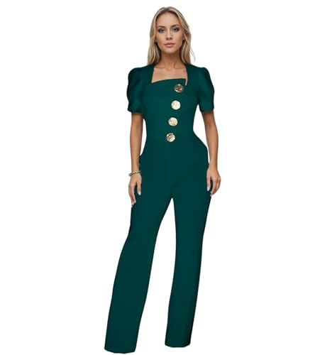 Image of Jigfar Women Sexy Elegant Bodycon Jumpsuit Going Out Romper Birthday Party Club Night Outfits