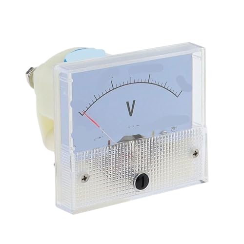 Panneau de mesure tension CA cadran aiguille voltmètre alternatif 5V 64mm