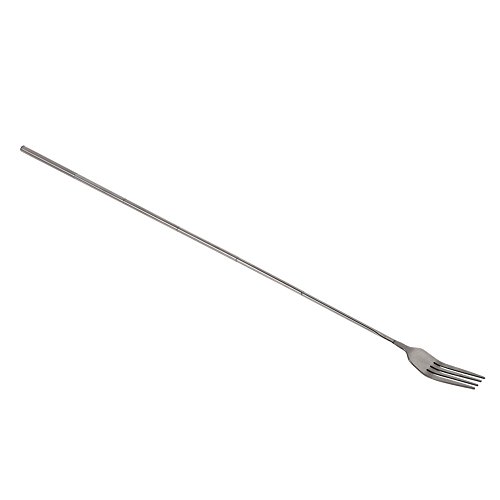 Yosoo Health Gear Extendable Fork, Long Handled Fork for BBQ Eating Stainless Steel, Adjustable Length 22.1-64.6cm - Image 4
