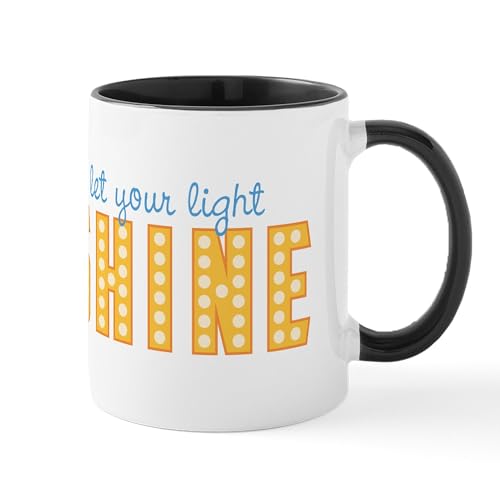 Taza de cerámica 11 oz Let Your Light Shine Café miniatura 1