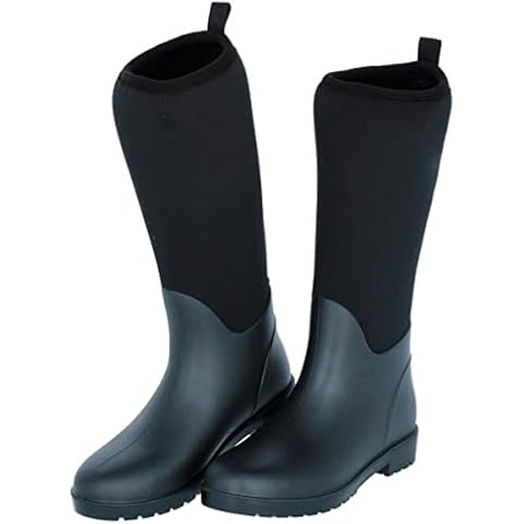 Covalliero Kerbl 32207 Stiefel NeoLite, Gummistiefel Stallstiefel Wärmeisoliert, Schwarz, 38 Cover